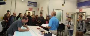 Park Place celebrated Manufacturing Day with area vocational and technical students touring our facilities. 184 students learned about careers in the wholesale sign industry and also learned about the wide range of fabrication techniques utilized in the manufacturing of ADA signage at Park Place.