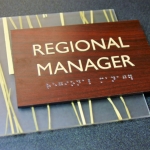 Regional Manager Sign