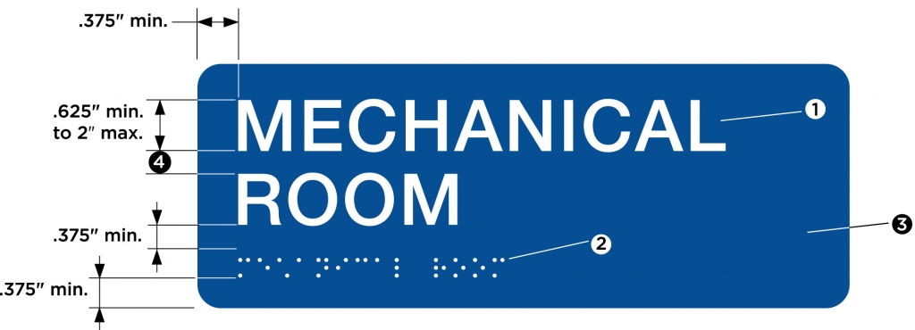 Room Identification ADA sign basics