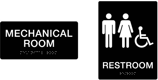 Category 1: Room Identification Signs